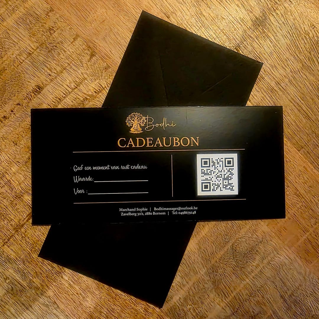 Bodhi cadeaubon — een gepersonaliseerde gift card